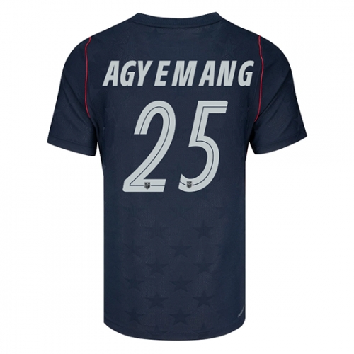 Billige Fotballdrakt Forente stater Patrick Agyemang #25 Replika Bortedrakt VM 2026 Kortermet Billige Fotballdrakt Forente stater Patrick Agyemang #25 Replika Bortedrakt VM 2026 Kortermet